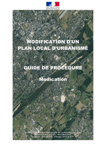 Guide Modification PLU - Mise à jour Aout 2013