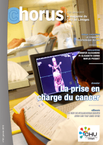 La prise en charge du cancer