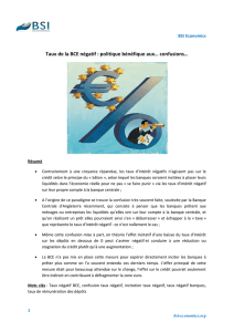 Taux de la BCE n&eacute;gatif : politique b&eacute;n&eacute;fique aux
