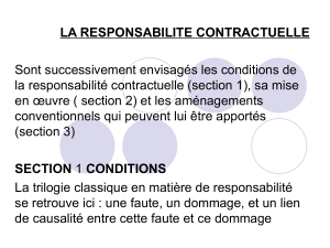 Section 1 L`exception d`inexécution