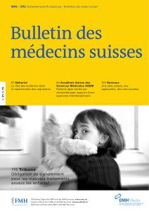 le Bulletin des Médecins Suisses