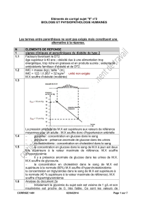 CORRECTION ST2S BIOLOGIE ET PHYSIOPATHOLOGIE HUMAINES