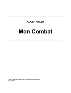 Mon Combat - Mein Kampf - didi18 un grain de sable