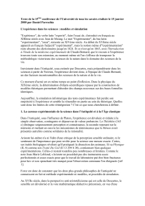 Texte de la 15ème conférence de l`Université de tous les