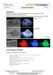 Bandes LED flexibles - Centre De L`enseigne