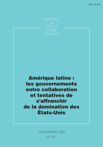 Amérique latine : les gouvernements entre
