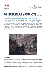 Justice / Portail / Le procès de Louis XVI