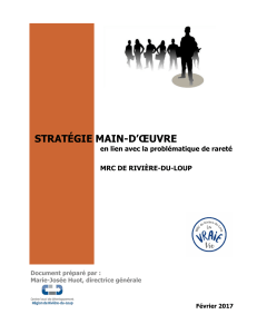 stratégie main-d`œuvre - MRC de Rivière-du-Loup