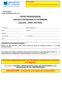 Fiche M2 Droit Notarial