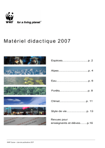 Matériel didactique 2007