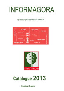 Catalogue de formations INFORMAGORA