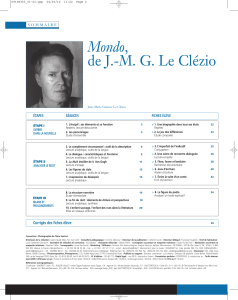 Mondo, de J.-M. G. Le Clézio