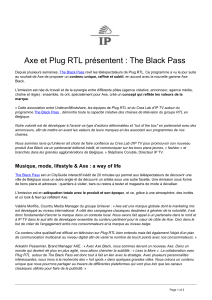 Axe et Plug RTL présentent : The Black Pass