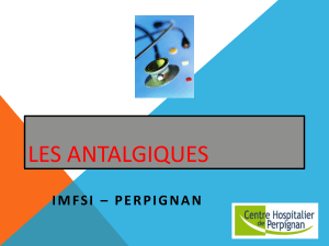 Les Antalgiques