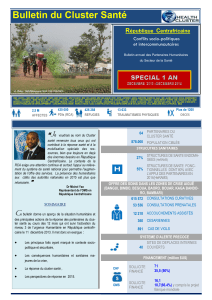 Bulletin du Cluster Santé - World Health Organization