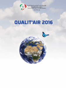 Qualit`air 2016 - Fondation Mohammed VI pour la Protection de l