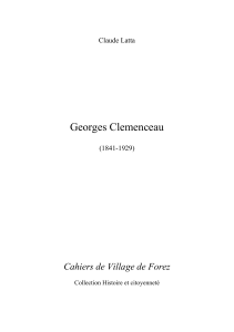 Georges Clemenceau - Forez