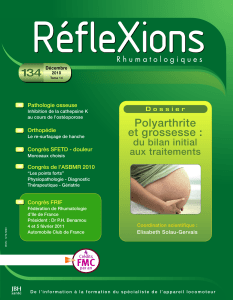 Polyarthrite et grossesse