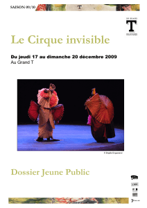 Le Cirque invisible - premier