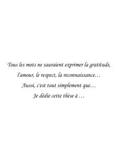 Tous les mots ne sauraient exprimer la gratitude, l`amour, le respect