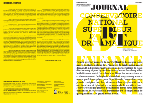 Journal n°1 - Theatre
