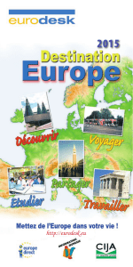 télécharger le guide "Destination Europe"