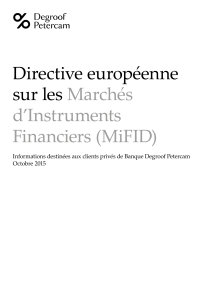 Directive européenne sur les Marchés d`Instruments Financiers