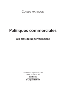 Politiques commerciales