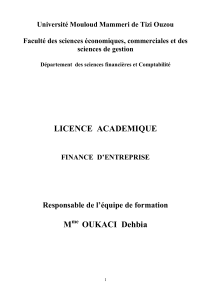 Licence Finance d`entreprise corrigée Mai 2015-2016