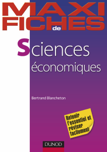 Maxi fiches - Sciences économiques