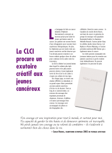 Dépliant publicitaire sur le Journal intime de la CLCI