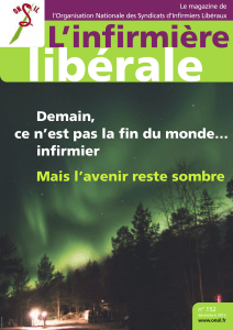 Demain, ce n`est pas la fin du monde… infirmier Mais l`avenir reste