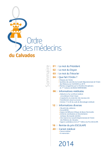 Bulletin 2014 - Ordre des médecins
