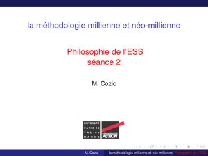 la méthodologie millienne et néo-millienne eserved