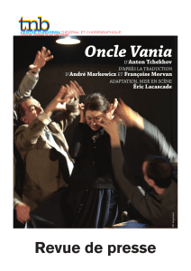 Oncle Vania - La Fabrique du Spectacle