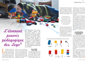 L`étonnant pouvoir pédagogique des LEGO®, c`est ici