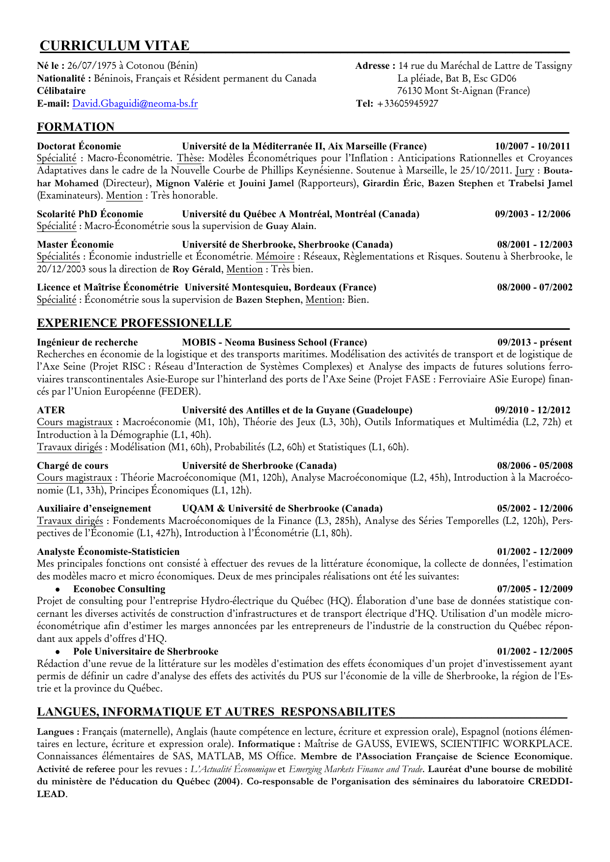 How to write a curriculum vitae image