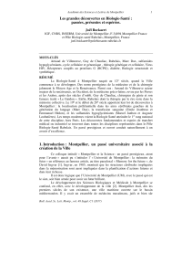 Les grandes découvertes en Biologie-Santé