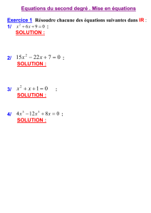 Classe : 2nde DM N° 1 de Maths ( source : Livre)