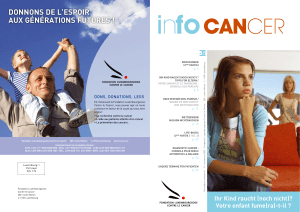 InFo-cancER 58 - Fondation Cancer