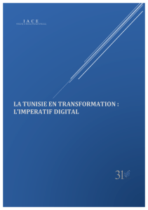 la tunisie en transformation : l`imperatif digital