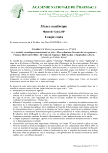 Séance académique - Académie Nationale de Pharmacie