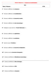 CC1 Nom/ Prénom : 1°ES