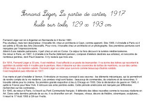 Fernand Léger, La partie de cartes