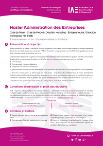 Plaquette - Master MAE - IAE Montpellier