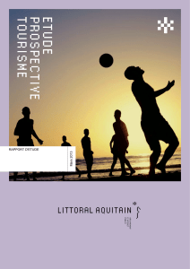 Rapport sur l`Etude Prospective Tourisme