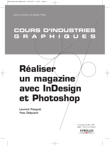 Réaliser un magazine avec InDesign et Photoshop