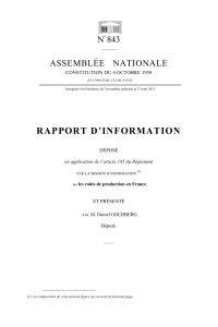 rapport d`information