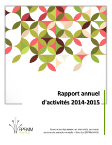 Rapport annuel d`activités 2014-2015 - APAMM-RS