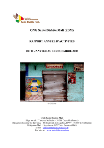 ONG Santé Diabète Mali (SDM)